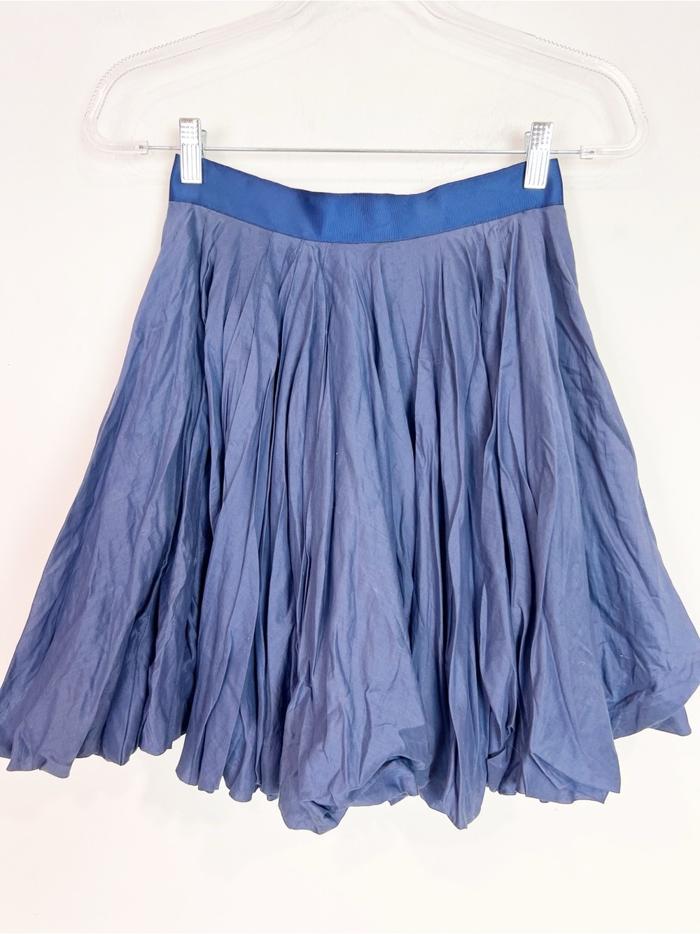 FIFTH AVENUE SHOE REPAIR BLUE BUBBLE HEM BALLERINA SKIRT SZ SMALL